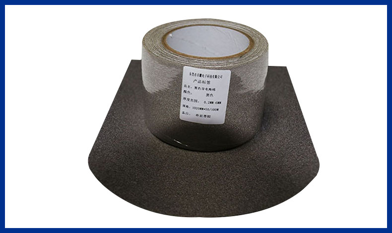 黑色全方位導電海綿膠帶